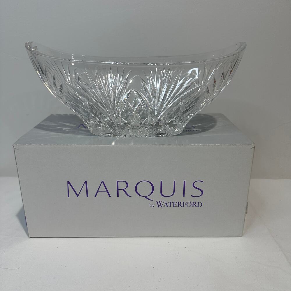 Waterford Marquis Newberry 11" Oval Crystal Bowl NIB